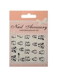 Наклейка декоративная на ногти 1 Панды 1 70*100 (Nail Accessory) (3+)