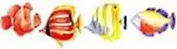 Наклейки для дома, Декоретто, "Цветные рыбки"