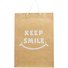 Пакет А3 "KEEP SMILE" бел.шрифт, крафт, нейтр. - 1