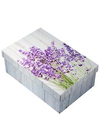 Коробка подарочная "Букет лаванды" 18*12*7см, картон