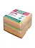 Блок-куб 90*90*90 цветной, пласт. бокс - 0