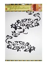 DN-KF-2 Декоративная наклейка для мебели Ветки с птицами (33х60см) (упаковка)