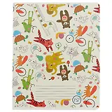 Тетрадь в линейку Academy Style, "Город животных", 12 листов, в ассортименте