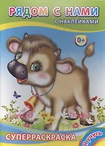 Суперраскраска с наклейками. Рядом с нами