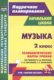 Музыка. 2 кл.Технологические карты уроков по уч. Критской. УМК Школа России и Перспектива.(ФГОС)