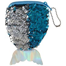 Косметичка-кошелек с пайетками Хвост русалки (15 см) (текстиль) (12-00702-014)