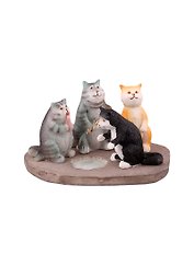 Фигурка Кошачья компания (6см) (450-356)