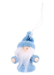 Новогоднее подвесное украшение Гномик (текстиль) (7х3)