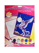 Набор для творч. MultiArt Раскр. по номерам Винкс Единорог (PBN6037-2) (краски/6цв.+кисть) (3+) (упаковка) (в кор. 3х24шт)