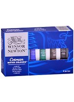 Краски акварельные "Cotman" для начинающих 6 цв,  8мл,  к/к, Winsor&Newton