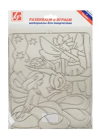 Трафарет д/рис. красками по стеклу Эльфы (22С 1405-08) (шаблон для витраж. картины/165х205мм) (упаковка)