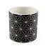 Кашпо Орнамент (черное) (керамика) (8х7) (12-06650-202306-106) - 0