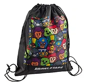 Мешок для сменной обуви "Brawl Stars. Команда героев Brawl Stars " 1отд., 320*410мм