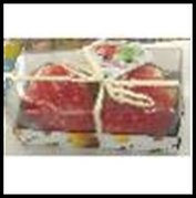 Декоративные свечи из парафина (27888) (6,5см) (2шт)