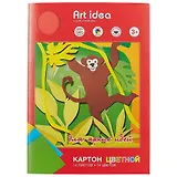 Цветной картон «Art idea», 14 цветов, А4