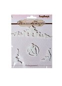 Объемные фигурки Птичка (3х3см) и уголки (SCB241002) (4шт) (ScrapBerry`s) (упаковка) - 0