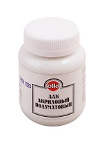 Лак акриловый, полуматовый Olki, 100 мл.