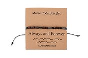 Браслет Морзе Always and Forever (12-202509-BR-ZJ4327)