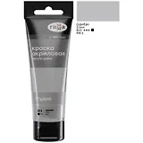 Краска акриловая художественная "Студия" 75мл, серебряная, Гамма