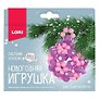 Набор для творчества LORI. Новогодняя игрушка. Плетение из бусин "Новогоднее конфетти"