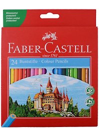 Карандаши цветные «Замок», Faber-Castell, 24 цвета