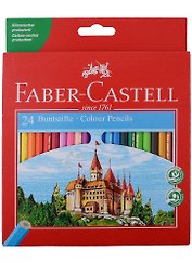Карандаши цветные «Замок», Faber-Castell, 24 цвета
