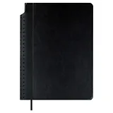 Ежедневник недатированный "Сариф" чёрный, формат А5, 160 л., твёрдый переплёт, искусственная кожа, ESCALADA, перфорация