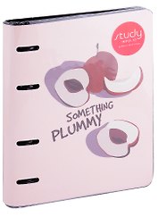Тетрадь на кольцах «Plummy. Фрукты» 120 листов в клетку, А5, сменный блок - Infolio