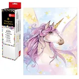 Набор для творчества. Алмазная мозаика "Звездный Единорог", 20 х 25 см