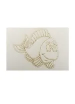 Трафарет Рыбка (А5) (411) (упаковка)