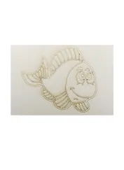 Трафарет Рыбка (А5) (411) (упаковка)