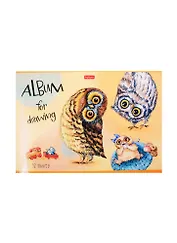 Альбом для рисования Hatber, "Милые зверушки", А4, 12 листов, в ассортименте