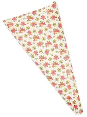 Бумага упаковочная 70*100см "Колокольчики" НГ,инд.уп.