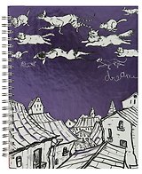 Тетрадь в клетку Marker Arte, Flying pets, 100 листов, в ассортименте