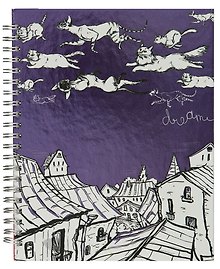 Тетрадь общая «Flying Pets», 100 листов в клетку, А5, в ассортименте - Marker Arte