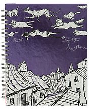Тетрадь общая «Flying Pets», 100 листов в клетку, А5, в ассортименте - Marker Arte