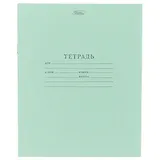 Тетрадь в линейку Hatber, 24 листа, зеленая