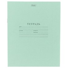 Тетрадь в линейку Hatber «Зеленая» 24 листа