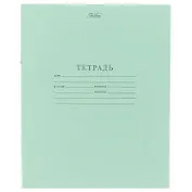 Тетрадь в линейку Hatber, 24 листа, зеленая