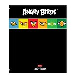 Тетрадь на кольцах в клетку Angry Birds, 120 листов