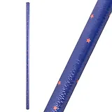 Бумага упаковочная 70*100см "Мелкие звездочки на синем" глянц., инд.уп.