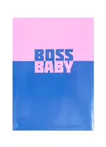 Книга для записей А5 80л кл. "Бэби босс" интегр.переплет, глянц.ламинация