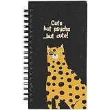 Записная книжка 94*174 100л кл. "Silly", леопард, тверд.переплет, спираль