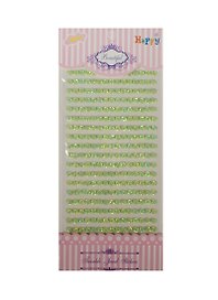 Стразы цветочки перелив зеленый (11096304) (3+) (упаковка)