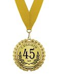 Медаль подарочная С юбилеем 45 лет (med02-096)