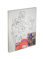 Набор Роспись по холсту Ирисы (21590) (холст 25х30см) (+краски+палитра+кисть) (Креатто) (5+) (упаковка)