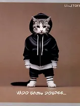 Тетрадь 48л кл. "Банда котиков" мел.картон, выб.лак, ассорти