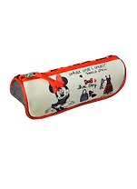 Пенал школьный 1отд. "Minnie Mouse" 7*23*6см, треугольный, на молнии, Премьера