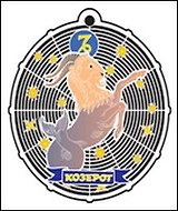 Закладка для книг Знак зодиака Козерог (RBM-19) (Мир Бижу)