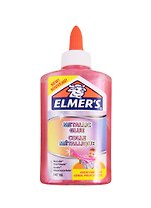 Клей для слаймов металлик 147мл, розовый, Elmers